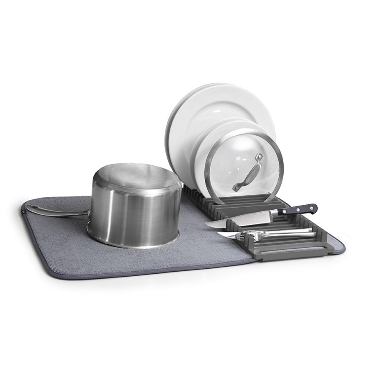 Коврик для сушки посуды udry, 46х61 см, темно-серый (52597)