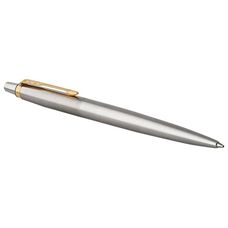 Ручка гелевая Parker Jotter Stainless Steel GT с позолотой 2020647/142843 (1) (65900)