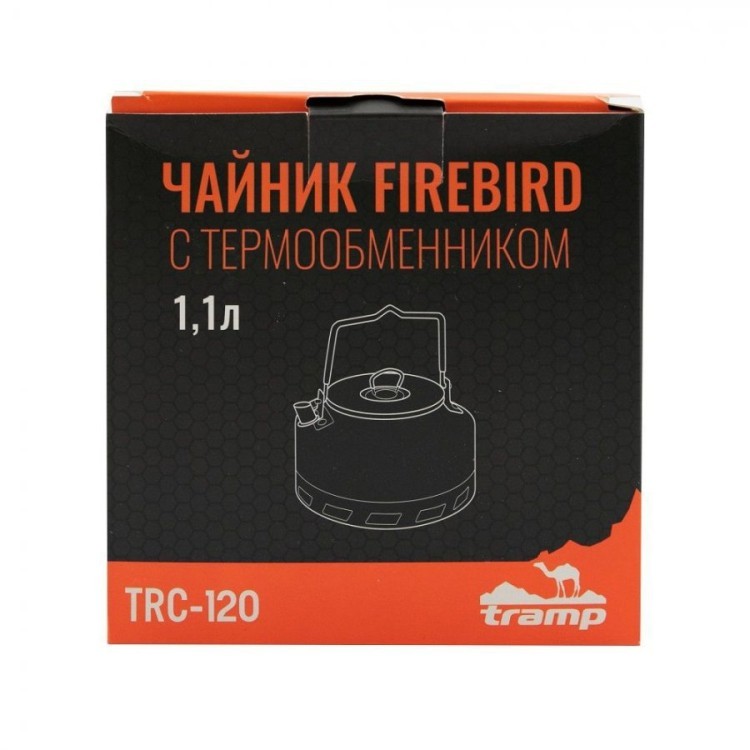 Чайник походный Tramp Firebird 1,1л c термообменником TRC-120 (74480)