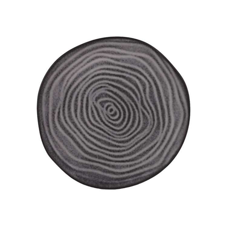 Тарелка E761-P-10198/10, 25.4, керамика, gray, ROOMERS TABLEWARE