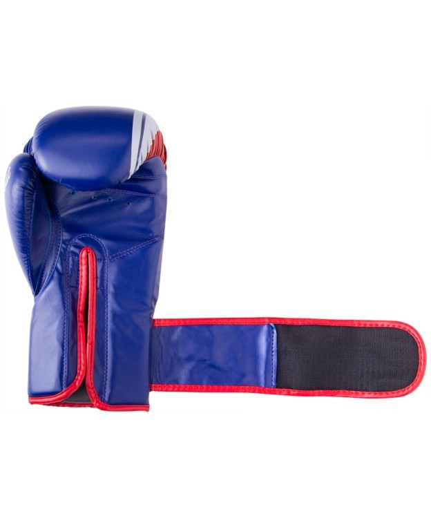 Перчатки боксерские Knockout BGK-2266, 8oz, к/з, синий (678320)