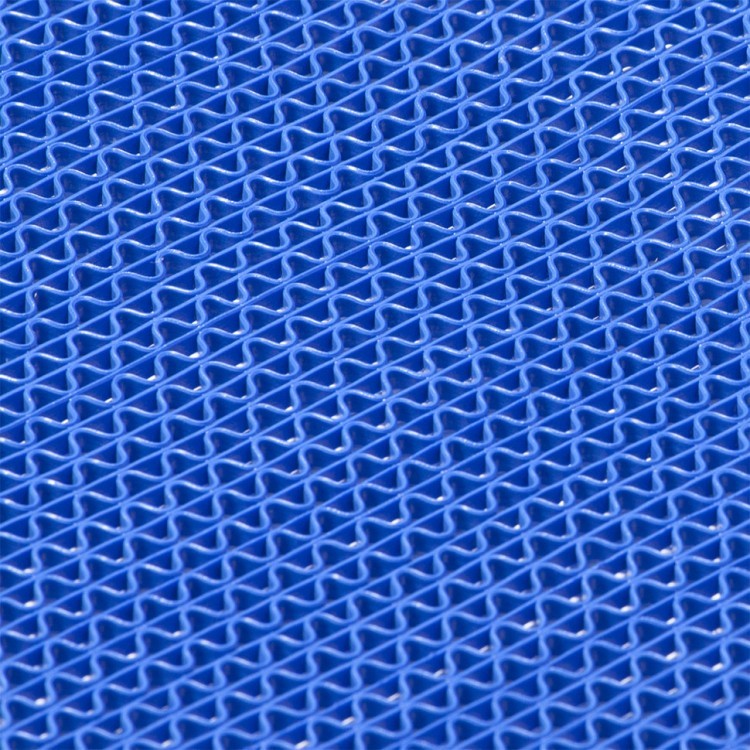 Противоскользящий коврик ПВХ Vortex Zig-Zag 5 мм 0,9х10 м голубой 22158 (63318)