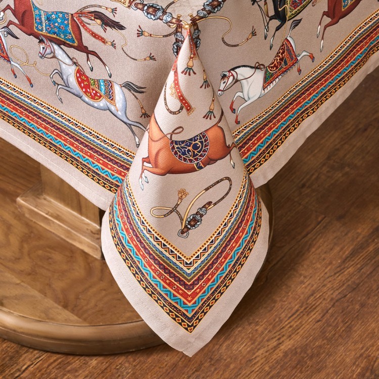 Скатерть "passage" 110х140см ,капучино,100% хлопок с пропиткой,твил Lefard (850-760-20)