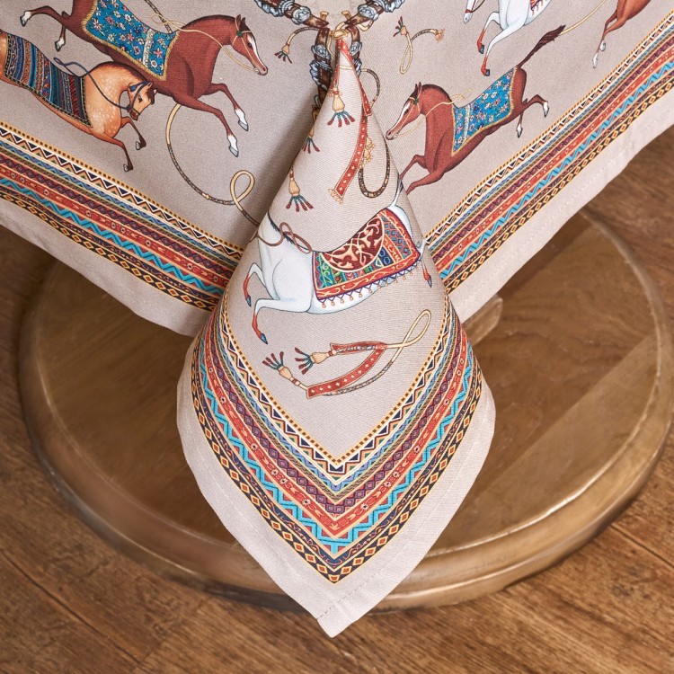 Скатерть "passage" 110х140см ,капучино,100% хлопок с пропиткой,твил Lefard (850-760-20)