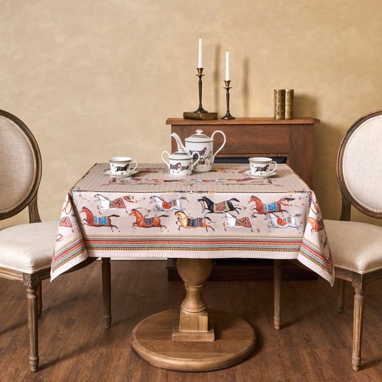 Скатерть "passage" 110х140см ,капучино,100% хлопок с пропиткой,твил Lefard (850-760-20)