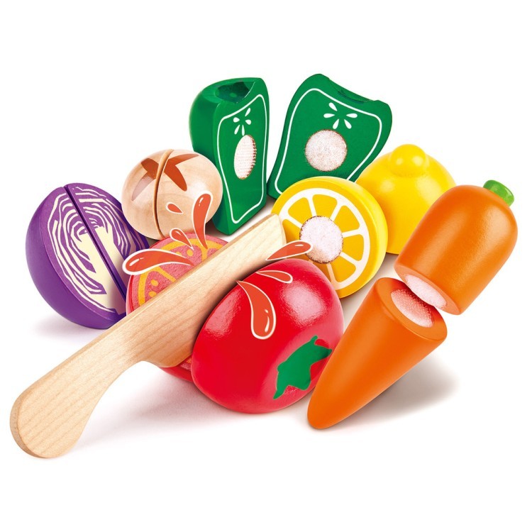 Игрушечные продукты "Овощи", 7 предметов (E3181_HP)