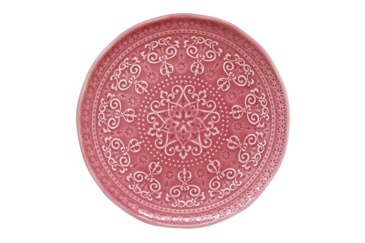Тарелка закусочная (тём.розовый) Abitare без инд.упаковки - EL-R1864_ABDP Easy Life (R2S)