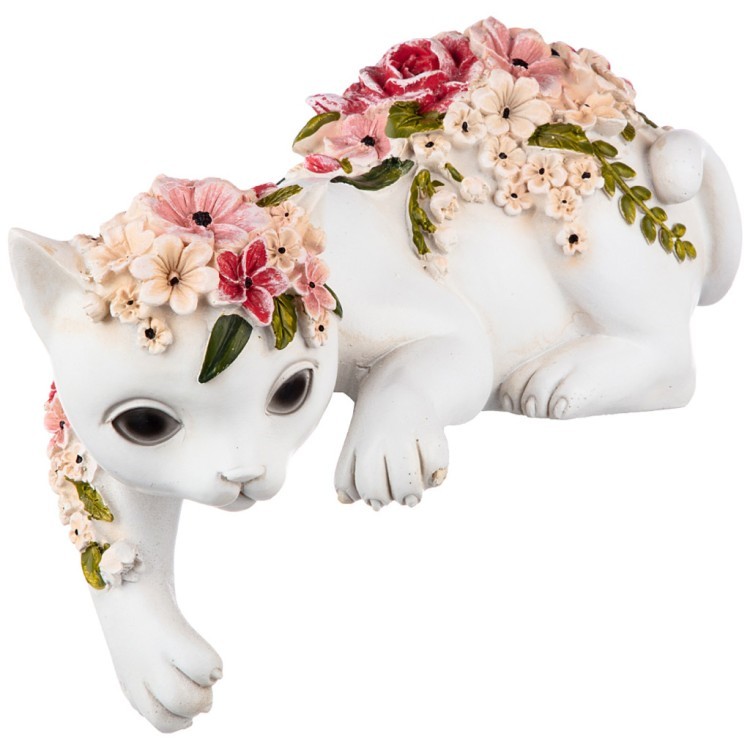Статуэтка "кошка" 20*10,5*17 см. коллекция "flower fantasy" Lefard (146-1603)