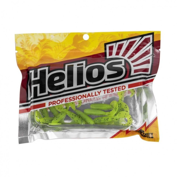 Твистер Helios Тiny Credo 1,55"/4 см, цвет Pepper Lime 12 шт HS-8-009 (78235)