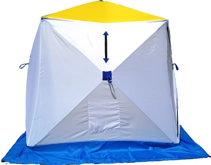 Палатка для зимней рыбалки Стэк Куб-2 трехслойная (дышащий верх) (53410)