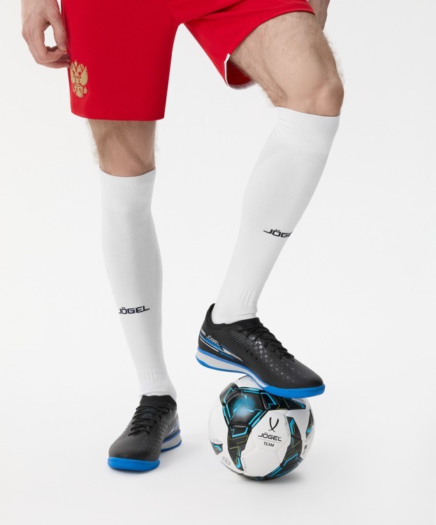 Бутсы зальные JÖGEL Evofly IN PRO Black/blue (2117996)