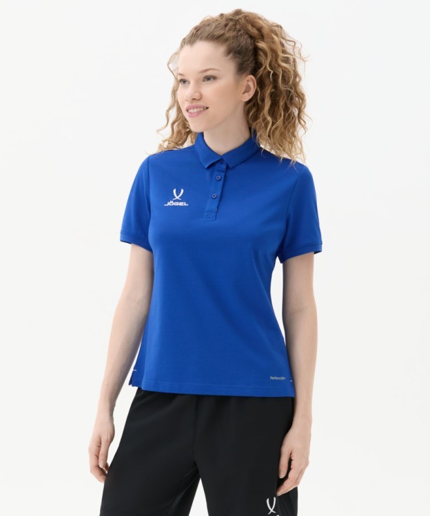Поло женское JÖGEL PREMIER PerFormDRY CVC Polo W, синий (2123135)