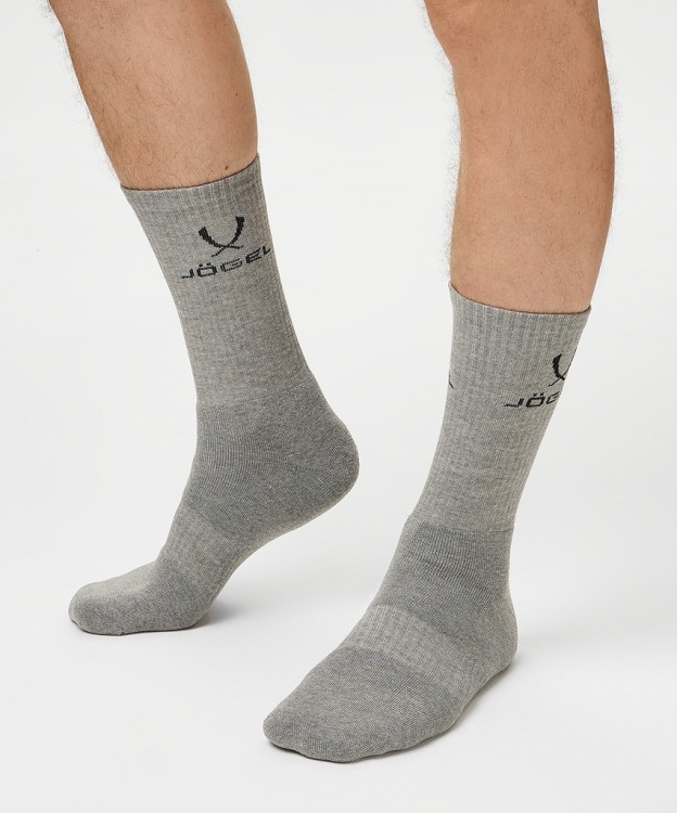 Носки высокие JOGEL ESSENTIAL High Cushioned Socks, меланжевый, 2 пары (1759230)
