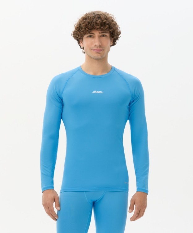 Футболка компрессионная с длинным рукавом JOGEL PerFormDRY Baselayer LS Tee, голубой (2117533)