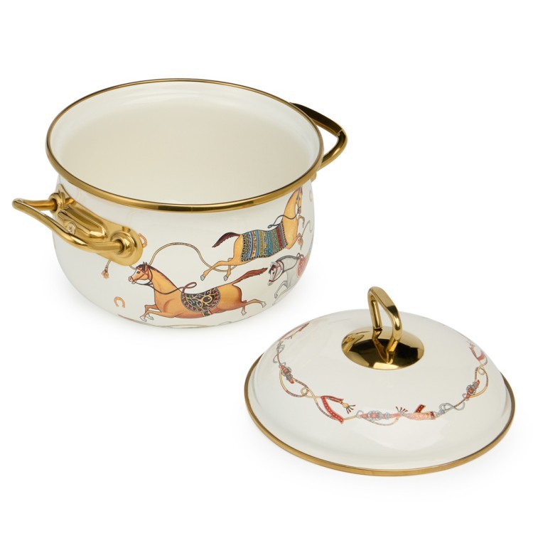 Кастрюля lefard эмалированная с крышкой, серия passage, 2,1л, диа.16см подходит для индук.плит Lefard (950-651)