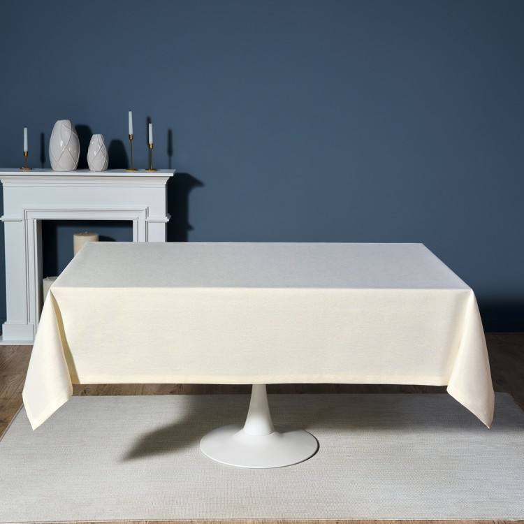 Скатерть  160х220 cm прямоугольная, "феерия. золото", цвет: бежевый, tm lefard, полиэстер 100% (кор= Lefard (986-003-21)