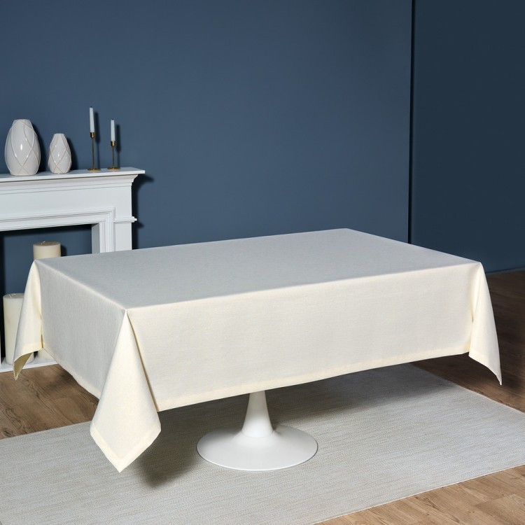 Скатерть  160х220 cm прямоугольная, "феерия. золото", цвет: бежевый, tm lefard, полиэстер 100% (кор= Lefard (986-003-21)