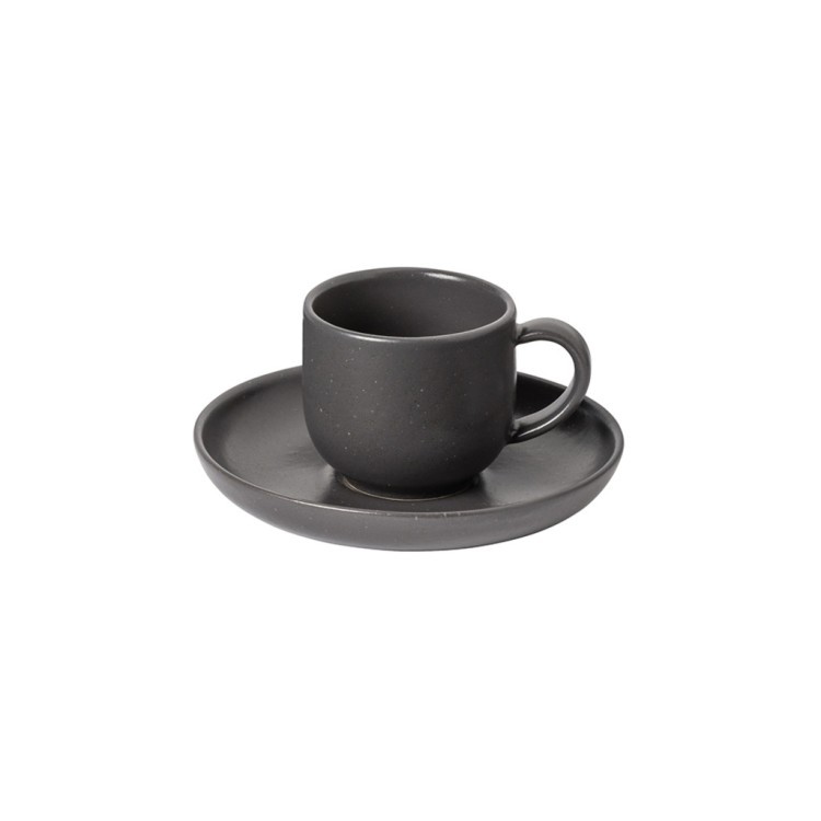 Кофейная пара XOCS05-SEE(XOCS05-VC7209), керамика, SEED GREY, CASAFINA BY COSTA NOVA