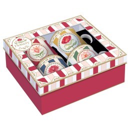 Набор кружек flowery, 300 мл, 4 шт. (80338)