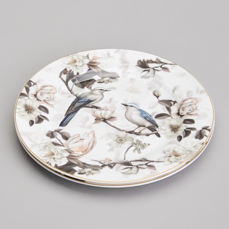 Набор тарелок закусочных lefard bohemian birds 2 шт. 20,5см (87-351) 