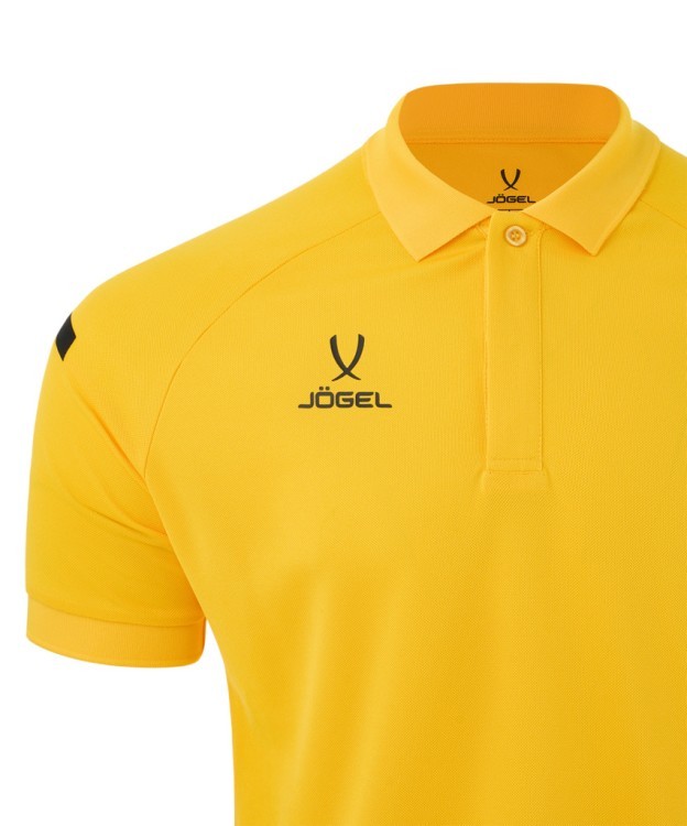Поло JÖGEL CAMP 2 Poly Polo, желтый/черный (2121579)