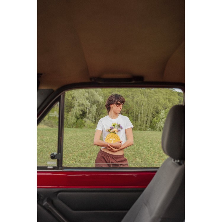 Ваза для цветов sun, 18 см, желтая (75724)