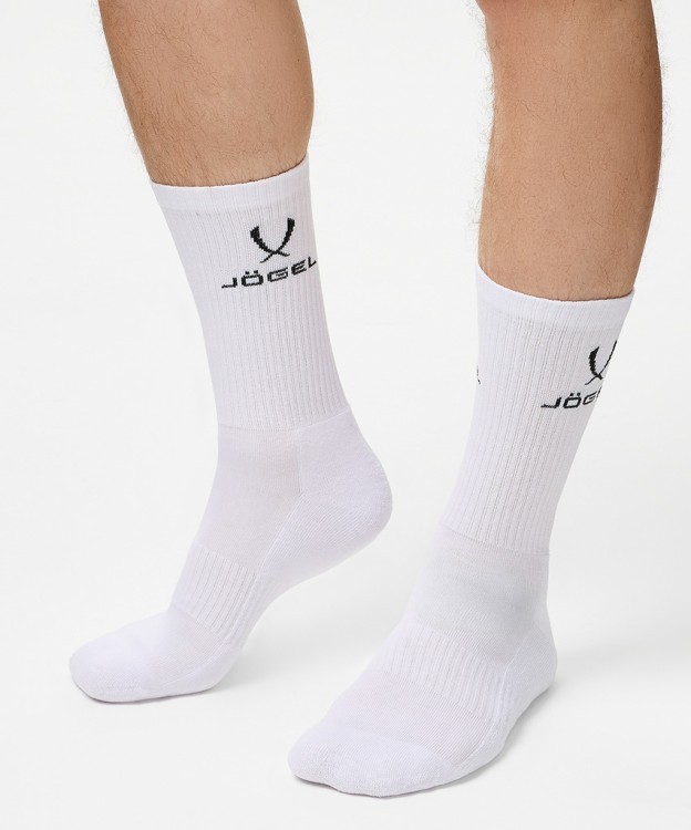 Носки высокие JOGEL ESSENTIAL High Cushioned Socks, белый, 2 пары (2115685)