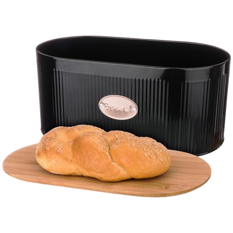 Хлебница 2 в 1 agness "черное золото"  34*18*15 см без упаковки Agness (790-175)