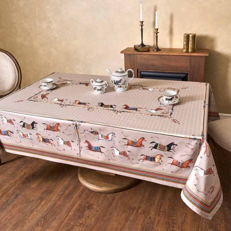 Скатерть "passage" 160х220см ,капучино,100% хлопок с пропиткой,твил Lefard (850-760-21)
