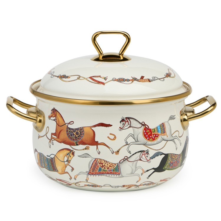 Кастрюля lefard эмалированная с крышкой, серия passage, 2,8л, диа.18см подходит для индук.плит Lefard (950-652)