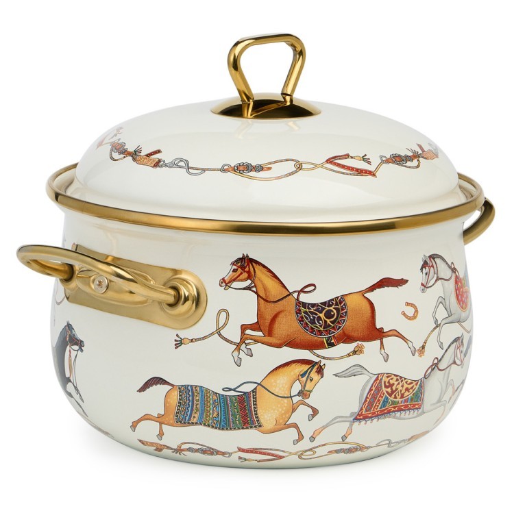 Кастрюля lefard эмалированная с крышкой, серия passage, 2,8л, диа.18см подходит для индук.плит Lefard (950-652)