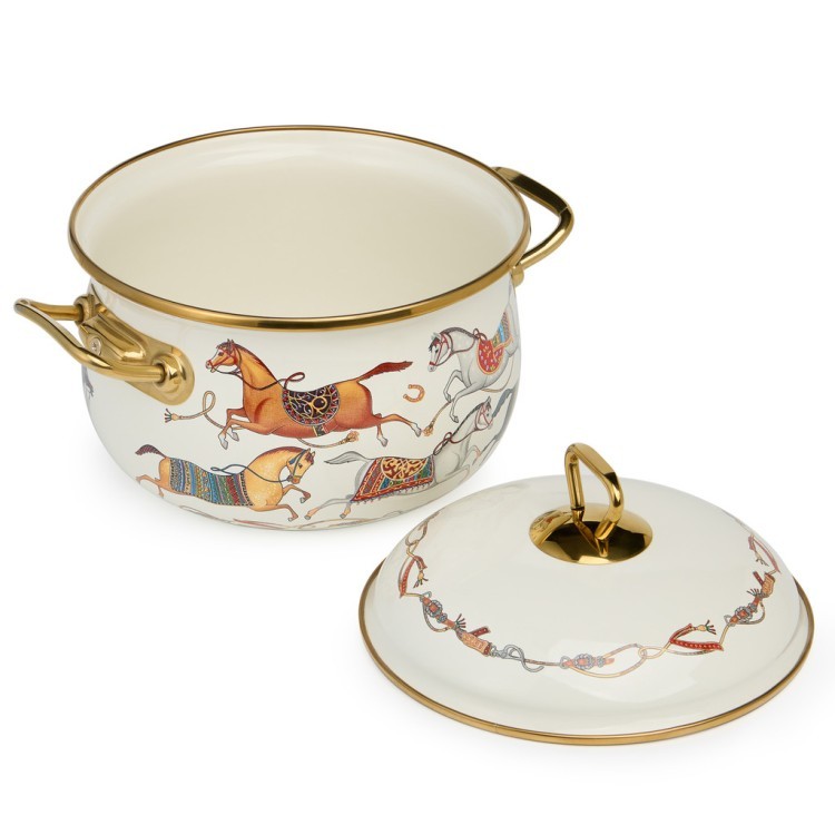 Кастрюля lefard эмалированная с крышкой, серия passage, 2,8л, диа.18см подходит для индук.плит Lefard (950-652)