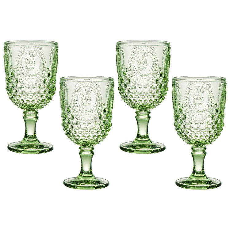 Набор бокалов для вина "sunday" green 4 шт/280 мл Lefard (355-439)