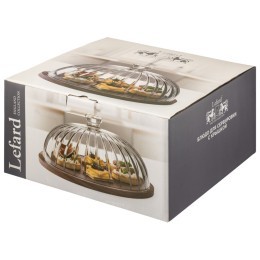 Блюдо для сервировки "nature" с крышкой 29*14,5 см Lefard (691-170)