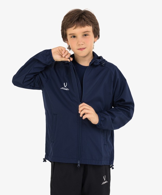 Куртка ветрозащитная JOGEL CAMP Rain Jacket, темно-синий, детский (2095479)