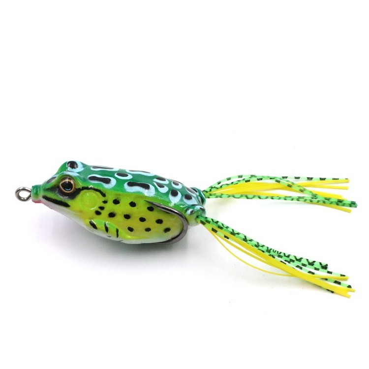 Лягушка-незацепляйка Namazu FROG, 60 мм, 12 г, цвет 15, YR Hooks (BN) #4 N-F60-12-15 (87654)