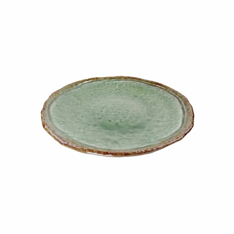 Тарелка SG308004-1, 31, ручная работа/каменная керамика, green, ROOMERS TABLEWARE