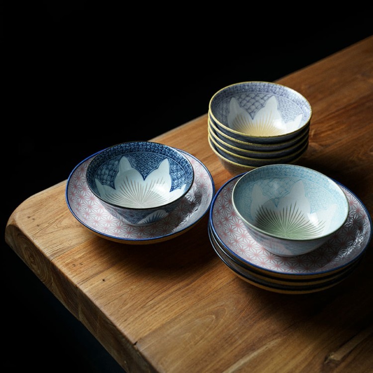 Чаша 8967, 15,5 см, фарфор, Light blue, TOKYO DESIGN