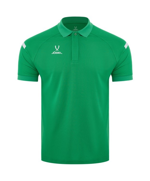 Поло JÖGEL CAMP 2 Poly Polo, зеленый/белый (2121599)