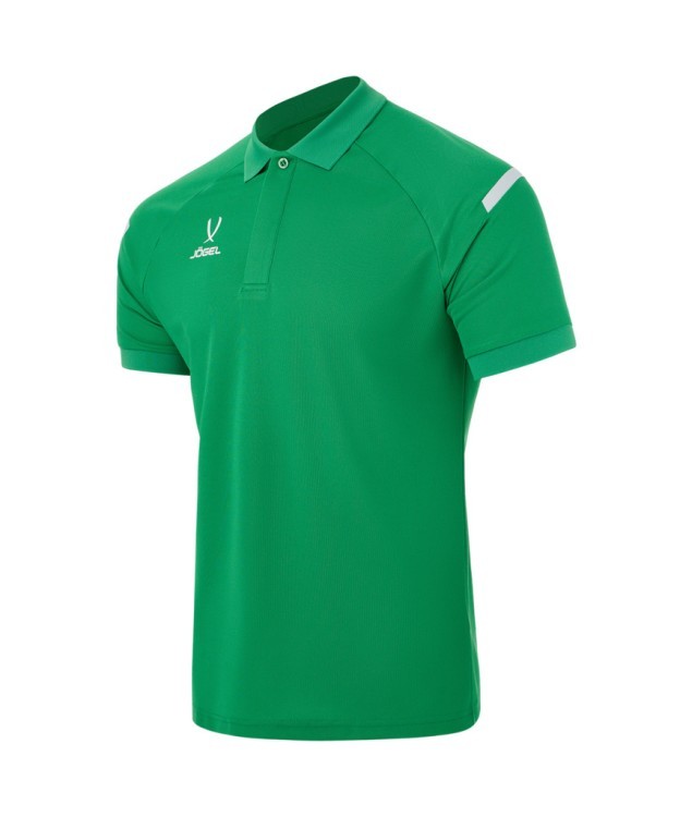Поло JOGEL CAMP 2 Poly Polo, зеленый/белый (2121599)