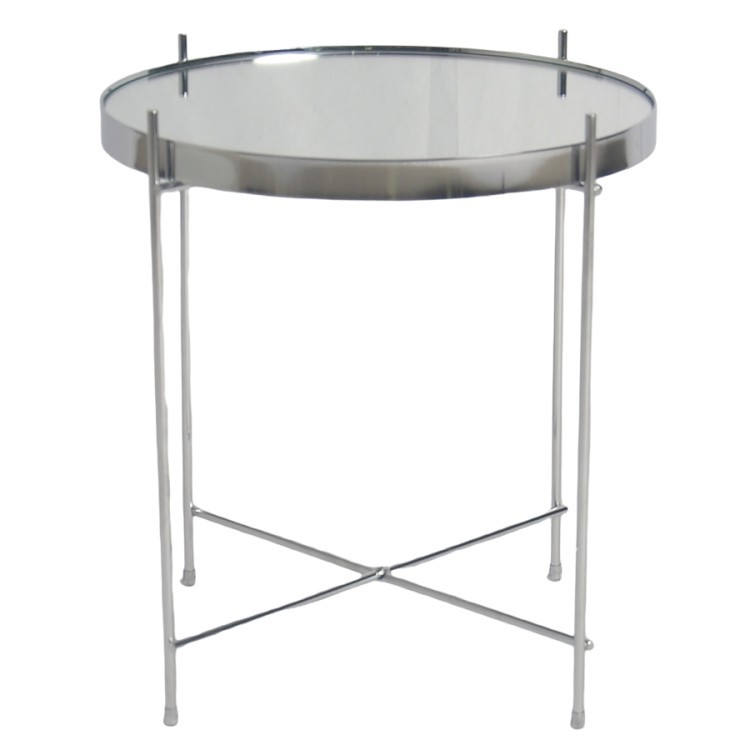 Стол josen, D42,7 см, серебряный/хром (74045)