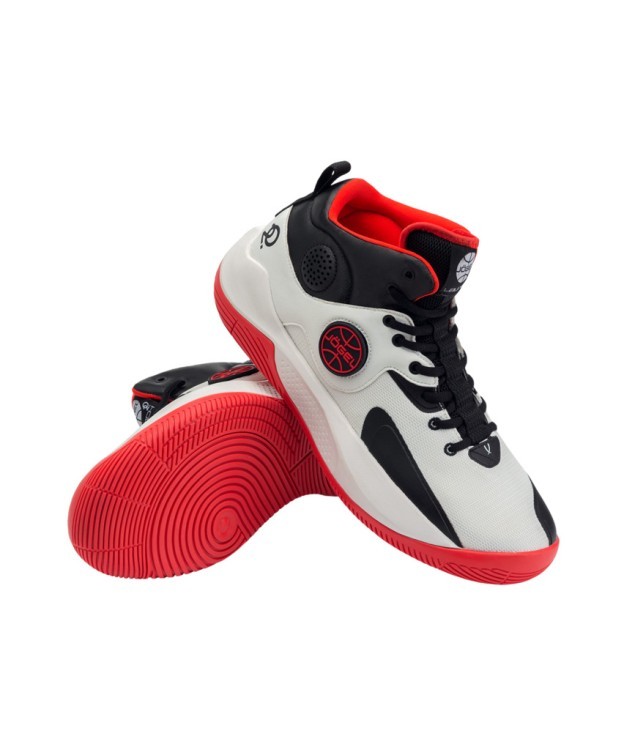 БЕЗ УПАКОВКИ Кроссовки баскетбольные Launch MID, White/black/red (2117776) БЕЗ УПАКОВКИ Кроссовки баскетбольные Launch MID, White/black/red (2117776)