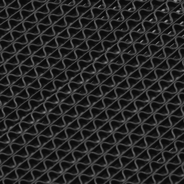 Противоскользящий коврик ПВХ Vortex Zig-Zag 5 мм 0,9х10 м черный 22157 (63321)