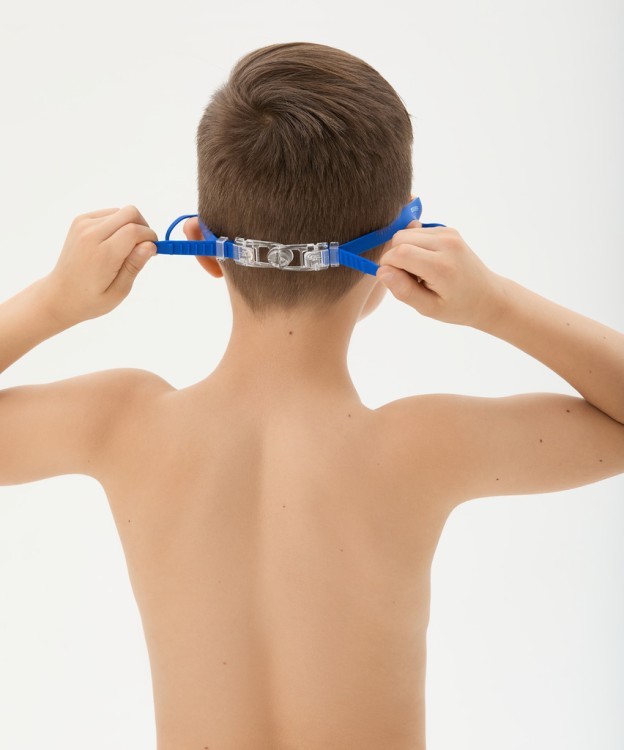 Очки-маска для плавания с берушами 25DEGREES Fusion Navy/Blue/Orange, детский (2125369)