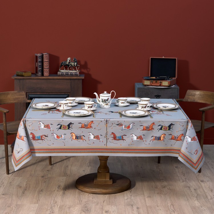 Скатерть "passage" 160х220см ,серый, 100% хлопок,твил c пропиткой Lefard (850-761-21)