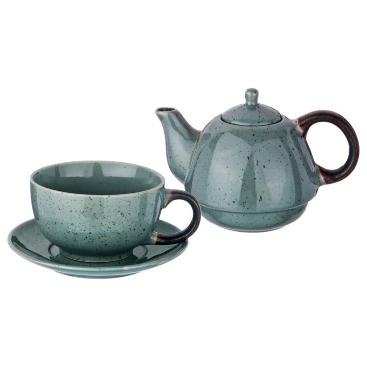 Набор 2 пр. чайник объем 400 мл и чашка объем 329 мл  коллекция "лимаж" Lefard (155-280)
