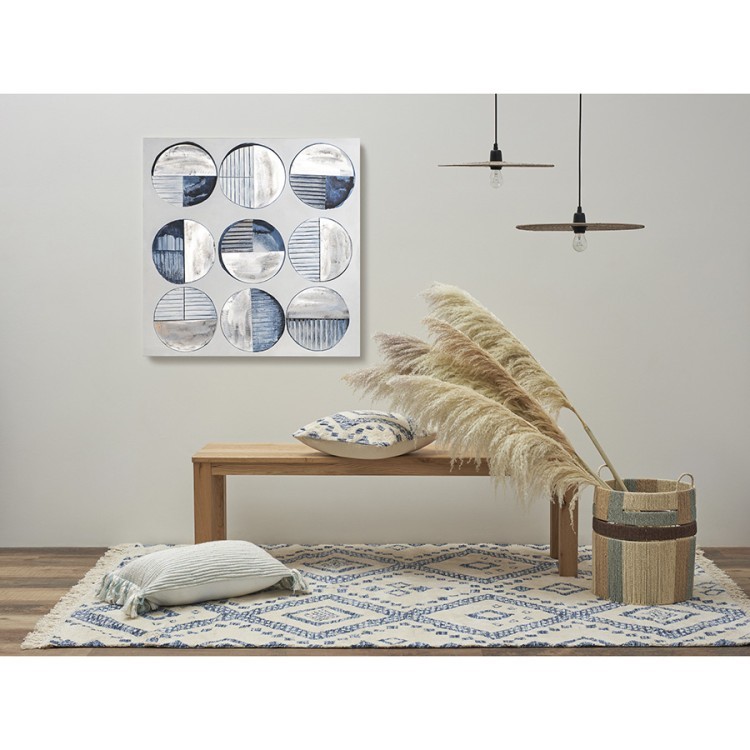 Светильник подвесной vinger, D38х8 см, бежевый (76208)