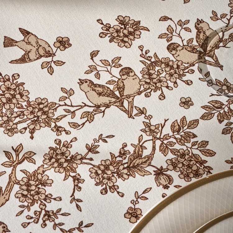 Скатерть круглая "rich garden" d220см, 100% хлопок, твил c пропиткой Lefard (850-754-27)