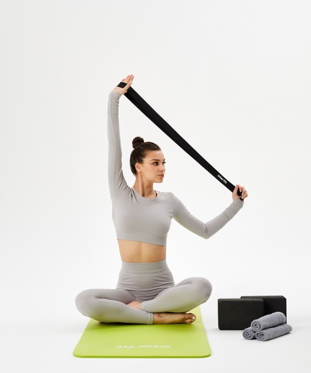 Блок для йоги Starfit YB-200 EVA, черный (2113204)