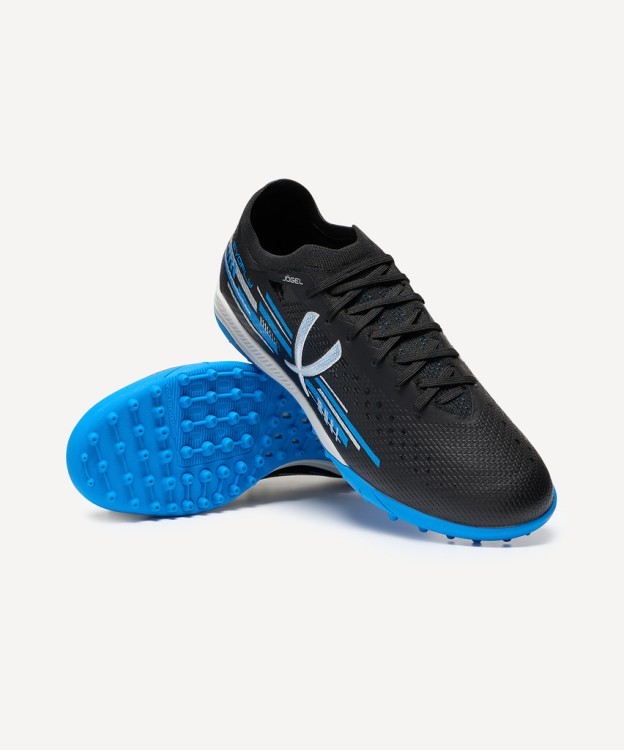 Бутсы многошиповые JÖGEL Evofly TF PRO Black/blue (2118051)